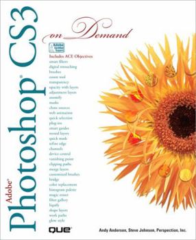 Paperback Adobe Photoshop Cs3 on Demand Book