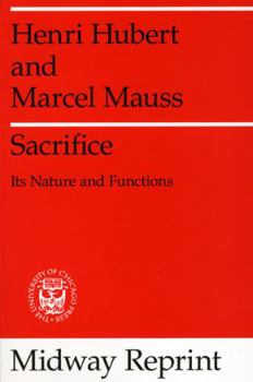 Paperback Sacrifice: Its Nature and Functions Book