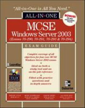 Hardcover MCSE Windows Server: Exam Guide: Exams 70-290, 70-291, 70-293 & 70-294 [With CDROM] Book