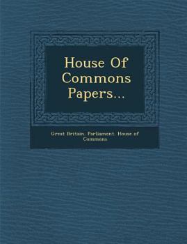 Paperback House of Commons Papers... Book