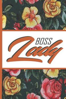 Flower Bloom: Boss Lady Watercolor Rose Flower Bloom Vintage Foral Composition Notebook College Students Wide Ruled Line Paper 6x9 Inspirational Gifts for Woman Nature Lovers Gentle Spirits