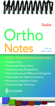 Spiral-bound Ortho Notes: Clinical Examination Pocket Guide Book