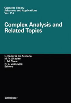 Paperback Complex Analysis and Related Topics Book