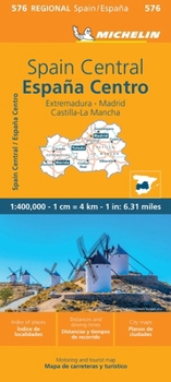 Loose Leaf Spain: Central, Extremadura, Castilla-La Mancha, Madrid Map 576 Book