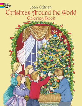 Paperback Christmas Around the World Coloring Book