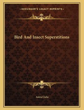 Paperback Bird and Insect Superstitions Book