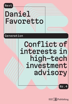 Paperback Conflict of interests in high-tech investment advisory Book
