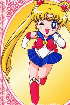 Paperback Journal: Sailor Moon Soft Glossy Cover Journal Lined Pages Book 6 x 9 Inches 110 Pages Book