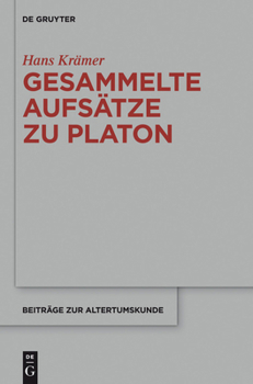 Hardcover Gesammelte Aufsätze Zu Platon [German] Book