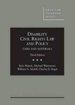 Hardcover Disability Civil Rights Law and Policy: Cases and Materials Book