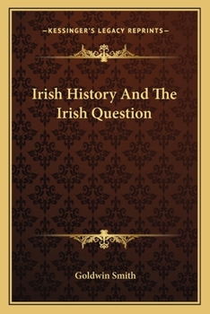 Paperback Irish History And The Irish Question Book