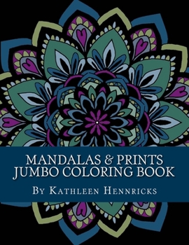 Paperback Mandalas & Prints Jumbo Coloring Book