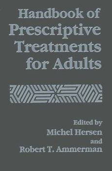 Paperback Handbook of Prescriptive Treatments for Adults Book