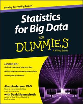 Paperback Statistics for Big Data for Dummies Book