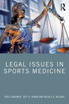 Paperback Legal Issues in Sports Medicine Book