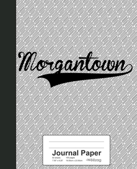 Paperback Journal Paper: MORGANTOWN Notebook Book