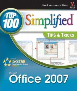 Paperback Microsoft Office 2007: Top 100 Simplified Tips & Tricks Book