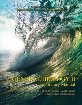 Spiral-bound General Biology II Laboratory Manual Book