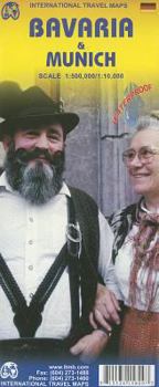 Map 1. Bavaria and Munich/Munchen Travel Ref Map 1: 500K/10K [French] Book