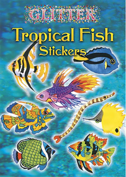 Paperback Glitter Tropical Fish Stickers Book