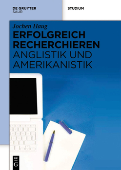 Hardcover Erfolgreich recherchieren - Anglistik und Amerikanistik [German] Book