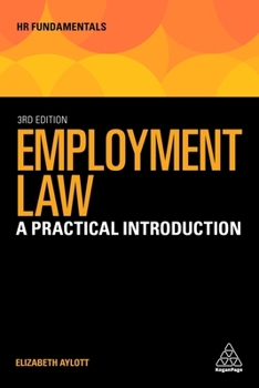 Hardcover Employment Law: A Practical Introduction Book