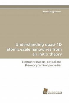 Paperback Understanding Quasi-1d Atomic-Scale Nanowires from AB Initio Theory Book