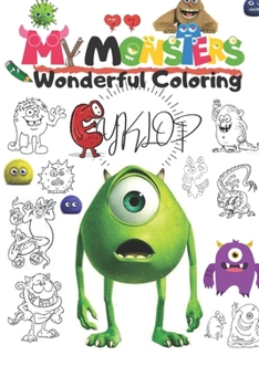 Paperback My Monsters: Wonderful Coloring [French] Book