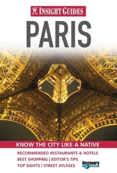 Paperback Insight Guides Paris Book