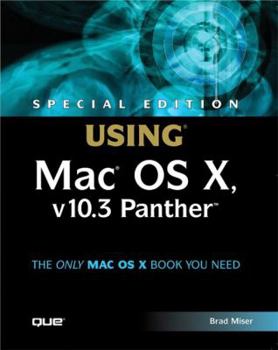 Paperback Special Edition Using Mac OS X V10.3 Panther Book