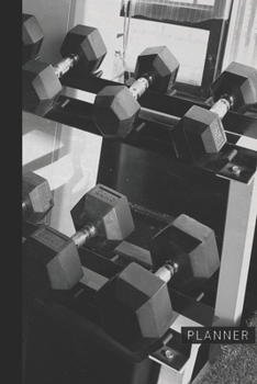 Planner: Dumbbell 1 Year Daily Planner (12 Months) | 2020 - 2021 | 365 Pages for Planning | January 20 - December 20 | Appointment Calendar Schedule | Plan Each Day Set Goals & Get Stuff Done