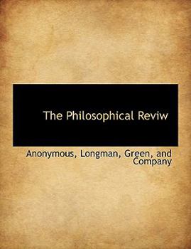 Paperback The Philosophical Reviw Book
