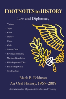Paperback Footnotes to History: Law and Diplomacy Book