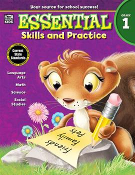 Paperback Essential Skills and Practice, Grade 1 Book