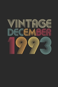 Vintage December 1993: Dotted Bullet Notebook – 26 years old Birthday Gift or 26th Anniversary Gift Idea