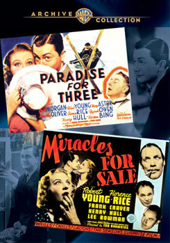 DVD Paradise for Three / Miracles for Sale Book