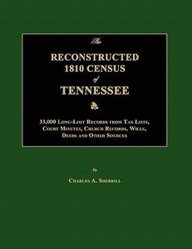 Paperback The Reconstructed 1810 Census of Tennessee Book