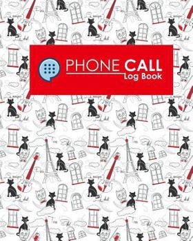 Paperback Phone Call Log Book