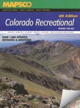 Spiral-bound Colorado Recreational Road Atlas Book