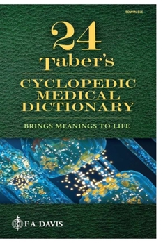 Paperback Taber's Cyclopedic Medical Dictionary Book