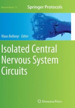 Paperback Isolated Central Nervous System Circuits Book