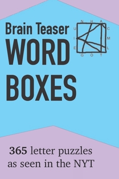 Paperback Brain Teaser Word Boxes: 365 Letter Puzzles as seen in the NYT Book