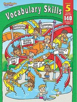 Paperback Vocabulary Skills: Reproducible Grade 5 Book
