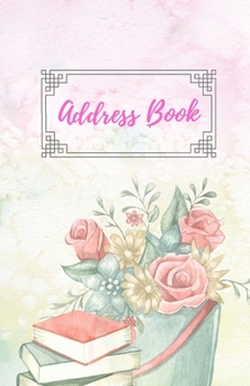 Paperback Rose Garden Address Book: Alphabetical Order, Ideal for Keeping Track of Addresses, Work & Home Phone Numbers, Mobile, Email & Birthdays Book