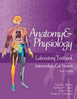 Spiral-bound Anatomy and Physiology Laboratory Textbook, Intermediate Version, Cat Book