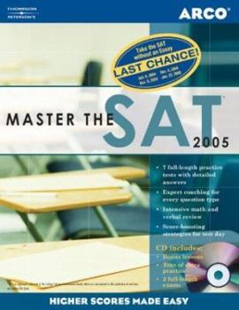 Paperback Arco Master the SAT [With CDROM] Book