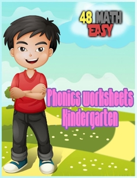 Paperback Phonics worksheets Kindergarten: 48MATH Kids Book