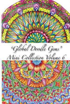 Paperback "Global Doodle Gems" Mini Collection Volume 6: Adult Coloring Book "Pocket Gems for you to bring along !" Book