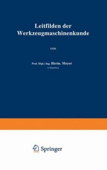 Paperback Leitfaden Der Werkzeugmaschinenkunde [German] Book