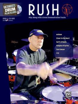 Paperback Ultimate Drum Play-Along Rush: Play Along with 6 Great-Sounding Tracks (Authentic Drum), Book & CD-ROM [With CD (Audio)] Book